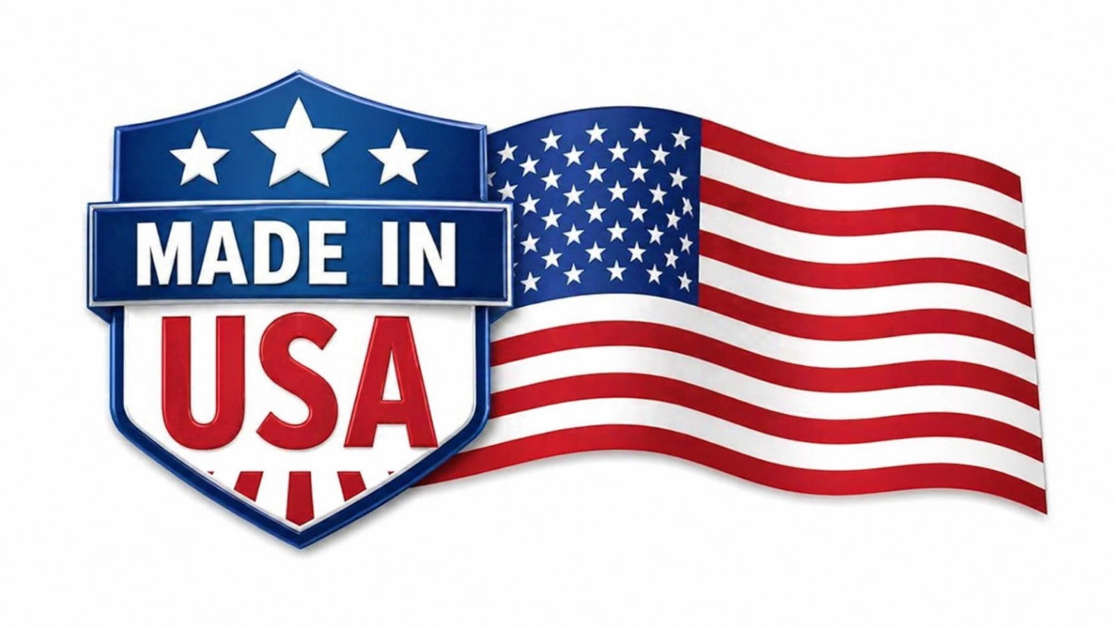 Proudly manufactured in the USA